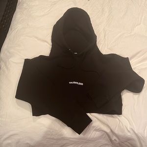Talentless cropped hoodie